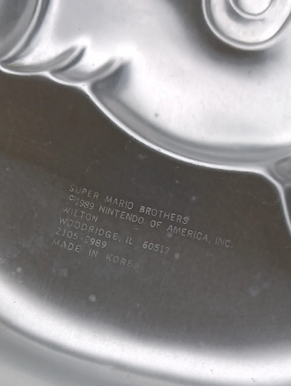 Vintage Super Mario Nintendo Wilton Cake Pan